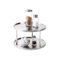 thumbnail image 3 of Lazy Susan Turntable Kitchen Organizer Spices Tableware Food Service - 10.5" Stainless Steel, 3 of 9