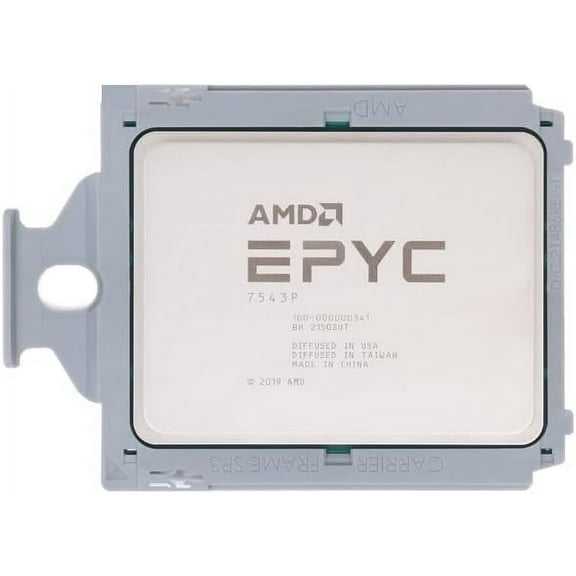 AMD Epyc 7543P Processor 32 Core 2.8GHz 256MB L3 Cache TDP 225W SP3 Socket, Single Socket (3rd gen) (100-000000341) (OEM Tray Processor)