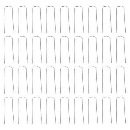 WHAMVOX 150Pcs U Shaped Floral Pins for Drip Line Stakes and Tree Stakes