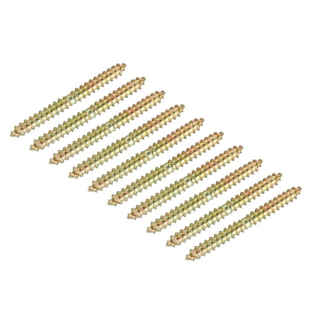 

5x50mm Hanger Bolts 12 Pack Double Ended Thread Wood to Wood Dowel Screws