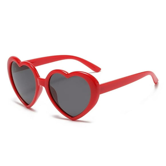 Gafas de sol FADXIN polarizadas en forma de corazón de gran tamaño para mujer