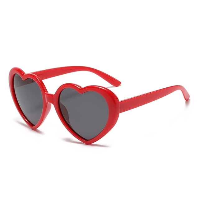 Gafas de sol FADXIN polarizadas en forma de corazón de gran tamaño para mujer