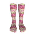 thumbnail image 5 of Kdxio Flowers Funny Silky Novelty Funky Long Knee High Socks Soft 3D Print Cosplay Crazy Stockings for Men Women, 5 of 8