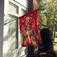 thumbnail image 2 of Poodle Holiday Christmas House Flag, 2 of 7
