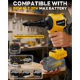 thumbnail image 2 of Cordless Compressed Air Duster & Blower, Brushless Handheld Dust Air Blower, 3-Speed Control, 7-in-1 Nozzles, Portable Inflatable Pump for, 2 of 7