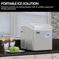 thumbnail image 4 of Máquina de hielo Whynter IMC-491DC portátil de acero inoxidable de 22 kg, 4 of 9
