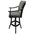thumbnail image 3 of Casa Solid Wood 30" Bar Stool - Mojave Grey - Dark Grey, 3 of 3