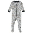 thumbnail image 6 of Gerber Baby & Toddler Neutral Snug Fit Footed Cotton Pajamas, 2-Pack, Sizes 0/3 Months - 5T, 6 of 11