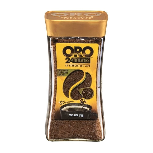 Café soluble Oro 24 kilates 75 g