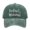 Washed Green, variant on Men's Washed Cotton Baseball Cap, THE Fish Whisperer Fishing Hook Embroidered Low Profile Dad Hat, Adjustable Sun Hat for Outdoor Fishing