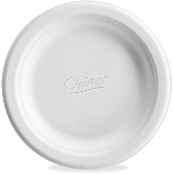 Paper Dinner Plates, White, 1000 / Carton (Quantity) Walmart