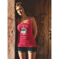 thumbnail image 2 of Rose And Arrow Racerback Tank Women -Image by Shutterstock, Female XX-Large, 2 of 4
