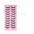 thumbnail image 5 of Sixdian Cluster Lashes Extension Natural Fluffy D Curl Strip Eyelash Eye Lash Individual DIY False Eyelashes DIY10-1, 5 of 9