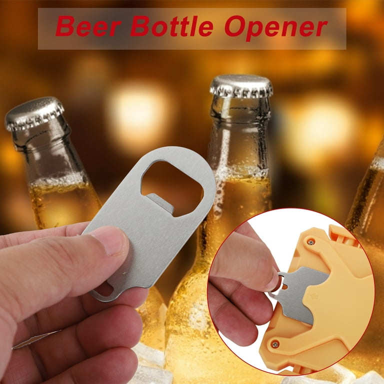 Can Opener Manual, Beverage Can Cover Protector, Plastic Easy Can Openers for Soda Beer Drink | Harfington, Yellow / 2