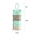 thumbnail image 2 of Dispensador de leche en polvo y contenedor de refrigerios apilable para llevar, ideal para exteriores., 2 of 5