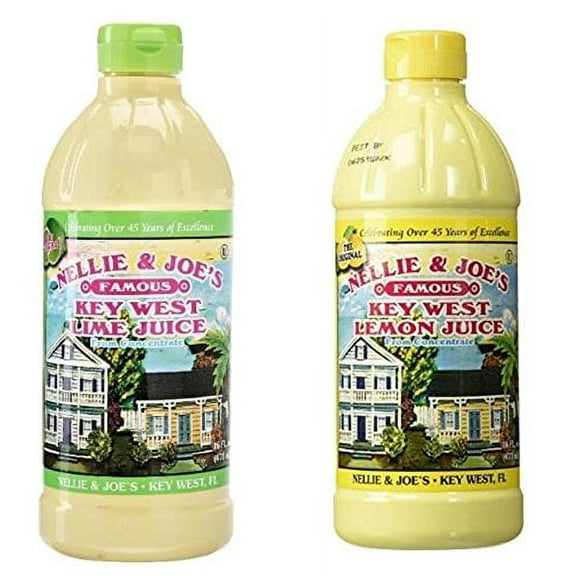 Nellie & Joes Famous Key West Lemon & Lime Juice 16oz TWIN PACK
