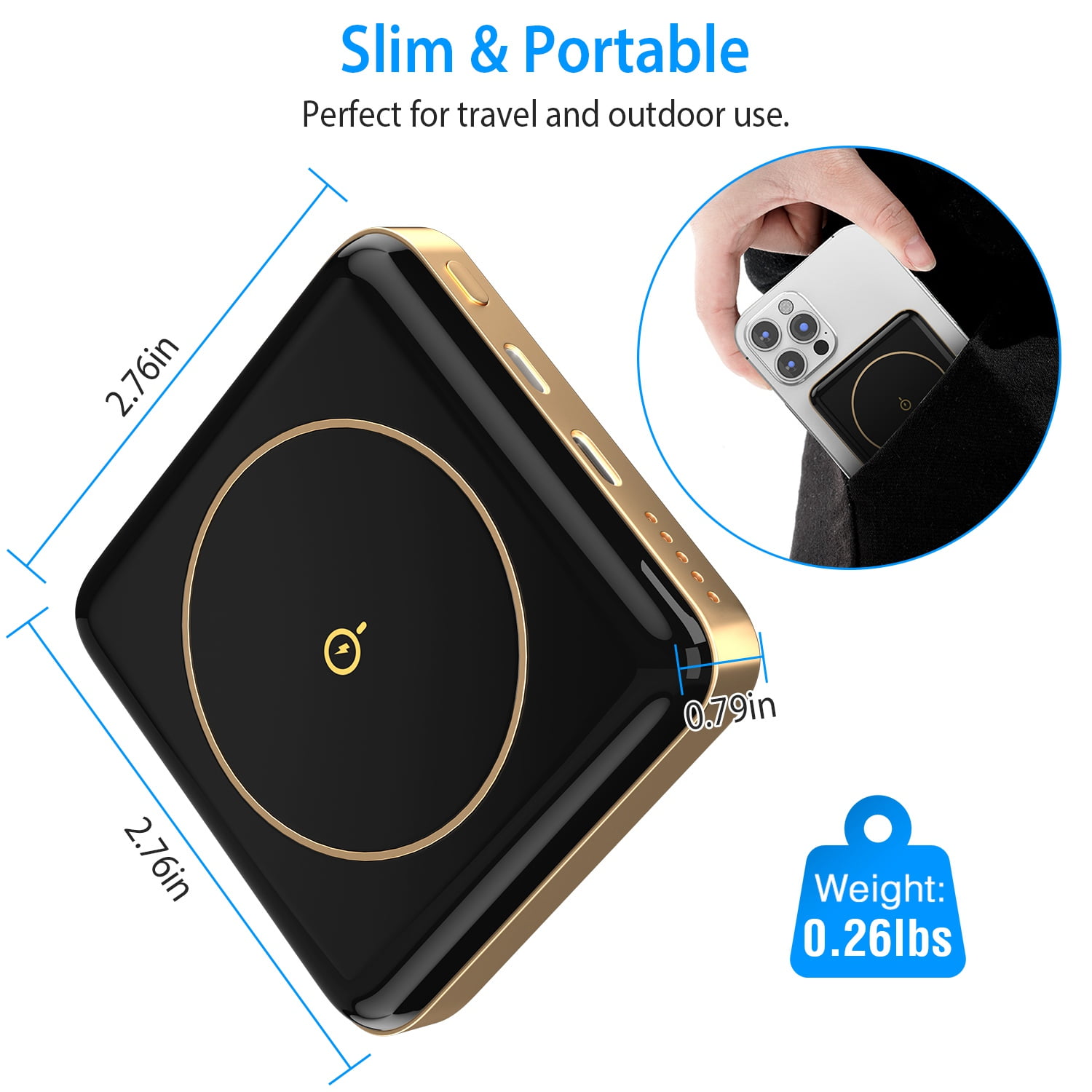 magnetic battery charger iphone