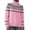 A-Pink380, variant on Womens Sweaters Vintage Pattern Design Turtleneck Sweater Loose Long Sleeve Comfortable Casual Knit Pullover Sweaters