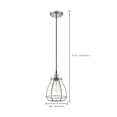 thumbnail image 2 of Nuvo 60-5401 - Vintage - 1 Light Caged Pendant - Vintage Lamp Included, 2 of 2