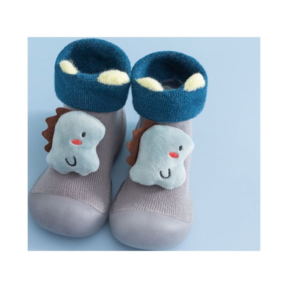 SDJMa Toddler Boys Girls Socks Breathable Kids Non-slip 3D Doll Cartoon Thicken Indoor Toddler Shoes