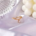 thumbnail image 3 of Anillos para mujer, regalos para mujer, moda para damas, colgante de gota de diamante, apertura flexible, anillo para mujer, 3 of 3