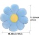 thumbnail image 2 of 2 st blomsterkuddar (15,35 tum, vit+blå) - Blå & vit prästkrage, 2 of 5