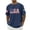 R312 Navy, variant on Ruiwill 4Th Of July Mens T Shirts Summer Patriotic Breathable Tops Short Sleeve Crew Neck Usa Letter Print Independence Day Men Tees Size L Black