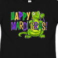 thumbnail image 4 of Inktastic Happy Mardi Gras Cute Alligator with Beads Boys or Girls Toddler T-Shirt, 4 of 5