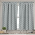 thumbnail image 2 of Ambesonne Geometric Valance & Curtain, Oriental Petals, 55"x30", Grey Beige, 2 of 6