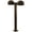 Textured Bronze, variant on Sonneman 7307.Dc.Pl-Wl Reals 2 Light 24" Tall Integrated Led Landscape Path Light - Grey