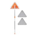 thumbnail image 2 of para lavadora de pared, espacio , herramienta de limpieza giratoria de 360 grados, de polvo triangular transpirable multiusos , 2 paños BLESIY Trapeador de polvo triangular, 2 of 8