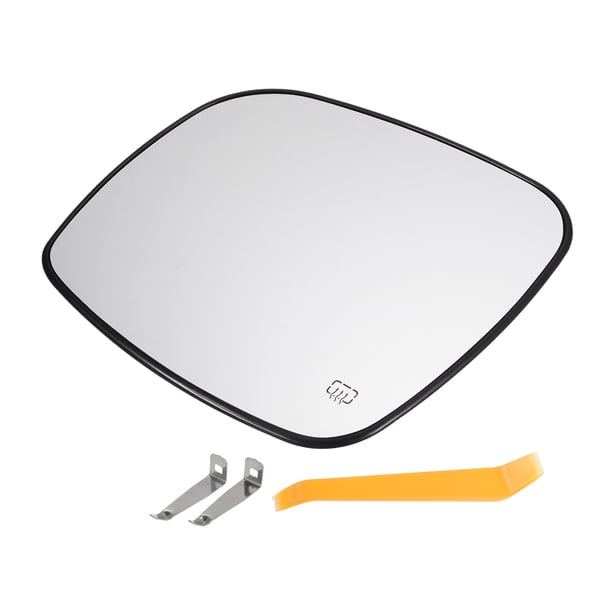 Unique Bargains 1 Pcs Reemplazo del vidrio del espejo retrovisor del lado del conductor izquierdo calefaccionado blanco con ajuste trasero para CHRYSLER para RAM
