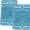Azure Blue, variant on Blush Pink Botanical Kitchen Towels Set of 4, Absorbent Microfiber Dish Tea Towels with Hanging Loop, Vintage Florals Geometric Minimalist Resuable Hand Towel for Home Kitchen Cleaning 18"x26"