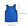thumbnail image 3 of OULII Basketball Pinnies 6Pcs Dark Blue Sleeveless for Sports Training and Advertising Campaigns, 3 of 4