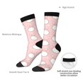 thumbnail image 4 of Bingfone Compression Socks for Women and Men Long Socks for Running Athletic Cycling Nurse- Cute Rabbit, 4 of 6