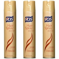 Pack of (3) VO5 Brush Out Crystal Clear 14 Hour Hair Spray Aerosol Hard To Hold 8.5oz