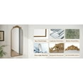 thumbnail image 5 of 58"x24" Arched Full Body Mirror with Vintage Ornate Carved Applique on Top, Hanging Wall Mounted Mirror, for Living Room Bedroom Retro Home Decor Mirror, Bronze, 5 of 11