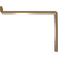 thumbnail image 4 of Ekena Millwork 2"W x 8"D x 6 3/4"H Steel Truss Shelf Bracket, Hammered Gold, 4 of 11