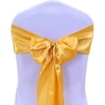 thumbnail image 2 of 10 Uds 17*275cm o satén Couverture De Chaise Bow Ruban Mariage Bow Crmonie Dcoration Fte Anniversaire, 2 of 5