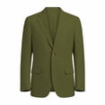 thumbnail image 4 of IROINNID Mens Lightweight Blazer Notch Lapel Single Button Business Casual Jacket Long Sleeve Solid Color Coat with Flap Pockets for Spring Fall Wear, 4 of 6