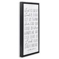 thumbnail image 2 of Stupell Industries Traditional God Is Great & Good Black Floating Frame Canvas Art, 11 x 25, by Lux + Me Designs, 2 of 8