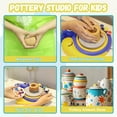 thumbnail image 4 of Pottery Wheel for Kids, Complete Pottery Kit for beginners Girls Boy Toy, Arts and Crafts for Kids ages 8-12, Clay Kit with Sculpting Tools, Ideal Birthday Halloween Toys, 4 of 7
