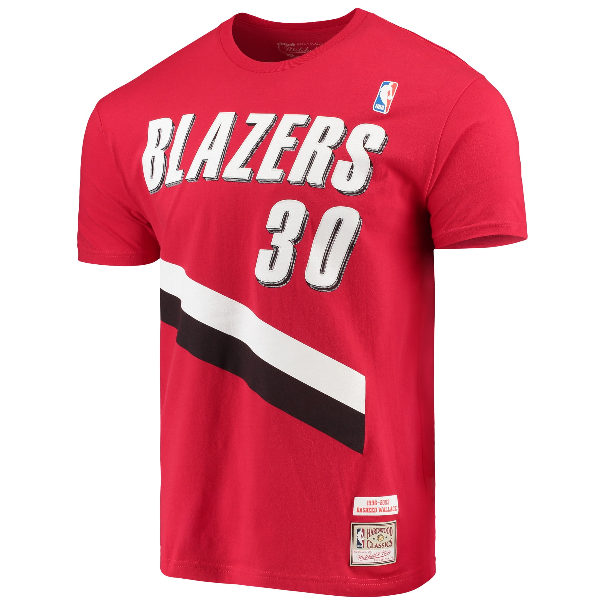 Men's Mitchell & Ness Rasheed Wallace Red Portland Trail Blazers