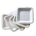 thumbnail image 1 of 100 Pcs Disposable Paper Square Dinner Plates Cake Plates Birthday Party Supplies, 1 of 5