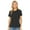 Dark-Grey, variant on BELLA + CANVAS Women’s Relaxed Jersey Tee 100% Ring-Spun Cotton Short Sleeve Crew Neck T-Shirt (Asphalt, L)