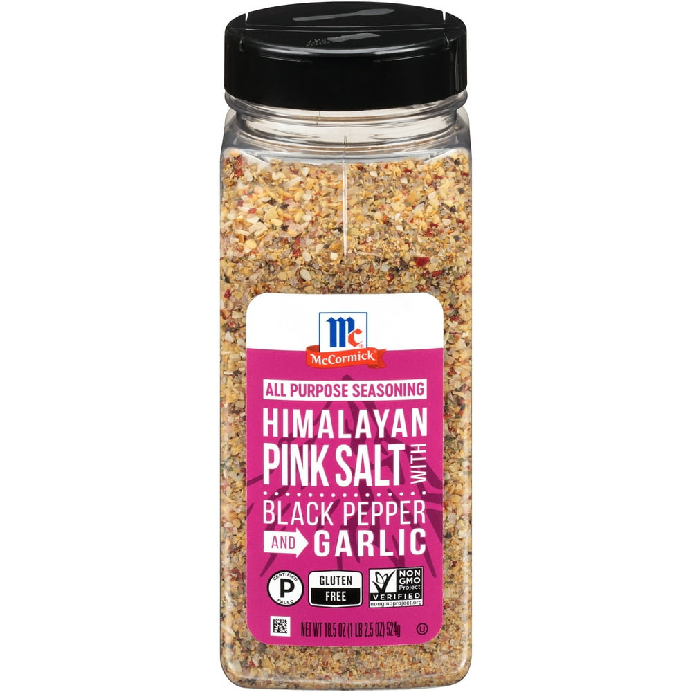 McCormick Himalayan Pink Salt with Black Pepper and Garlic All Purpose