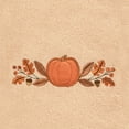 thumbnail image 2 of Linum Home Textiles Harvest Bounty - Embroidered Luxury Turkish Cotton Hand Towel, Sand Beige, 2 of 2