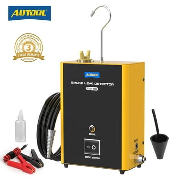 AUTOOL SDT50 Smoke Leak Detecter, Car EVAP Smoke Machine, Automotive Oil Pipe Leakage Analyze Locator, Fuel Pressure Tester Built-In Air Pump for Vehicle Air Tightness Diagnosis