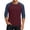 13# Navy, variant on Men's Casual 3/4 Sleeve Baseball Tshirt Raglan Jersey Shirt Black L