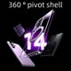 thumbnail image 5 of Aplicable a la carcasa del teléfono móvil Samsung S24ultra, soporte de succión magnética de 360 grados, carcasa de punto de apoyo, carga inalámbrica, funda protectora S23ultra, 5 of 6